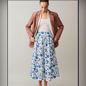 Caron Callahan, Rita Skirt, Floral Linen, XS